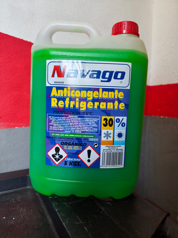 Anticongelante Refrigerante Navago Orgánico 30% Verde