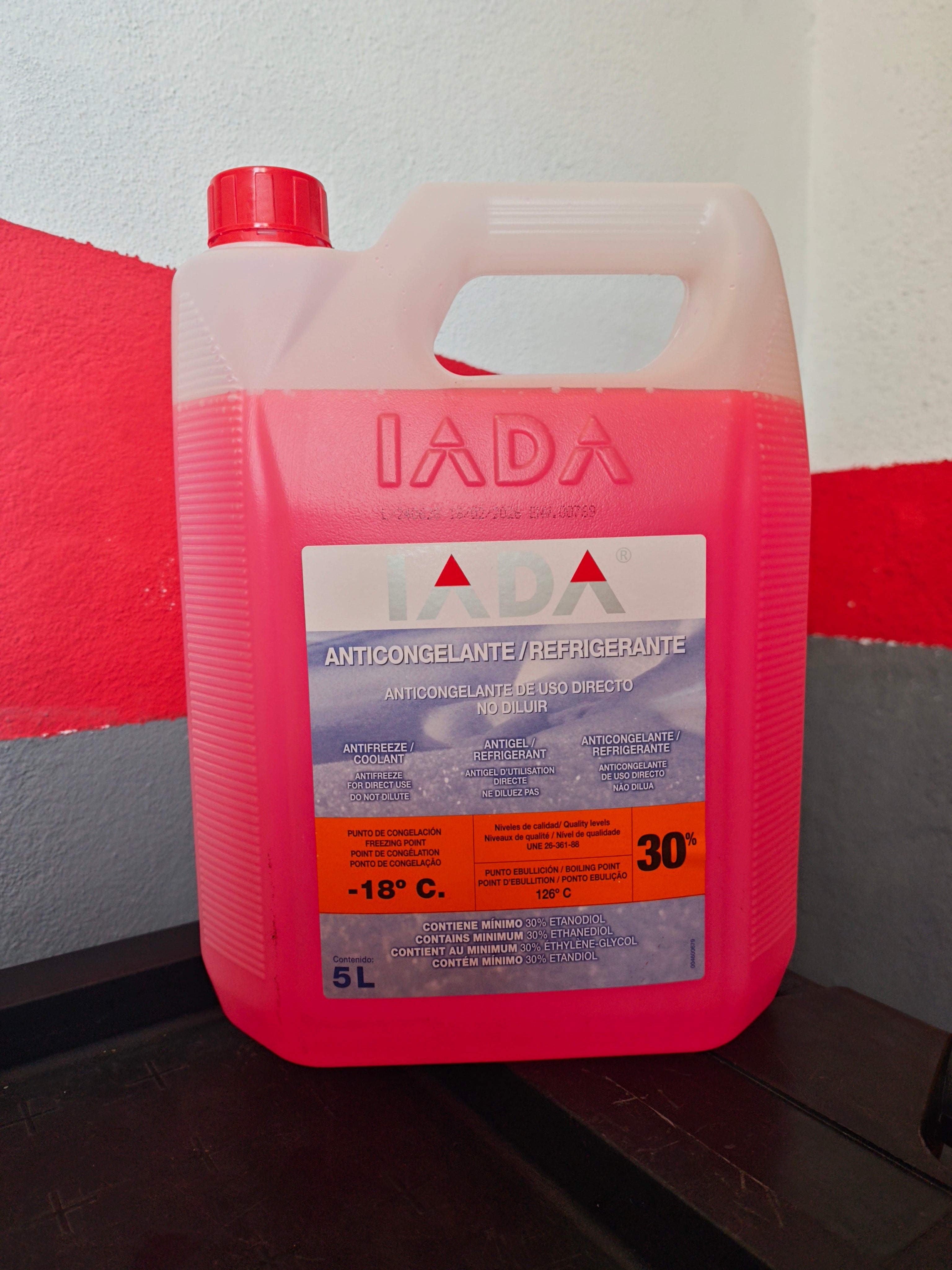 Anticongelante IADA 30% (Color Rosa)