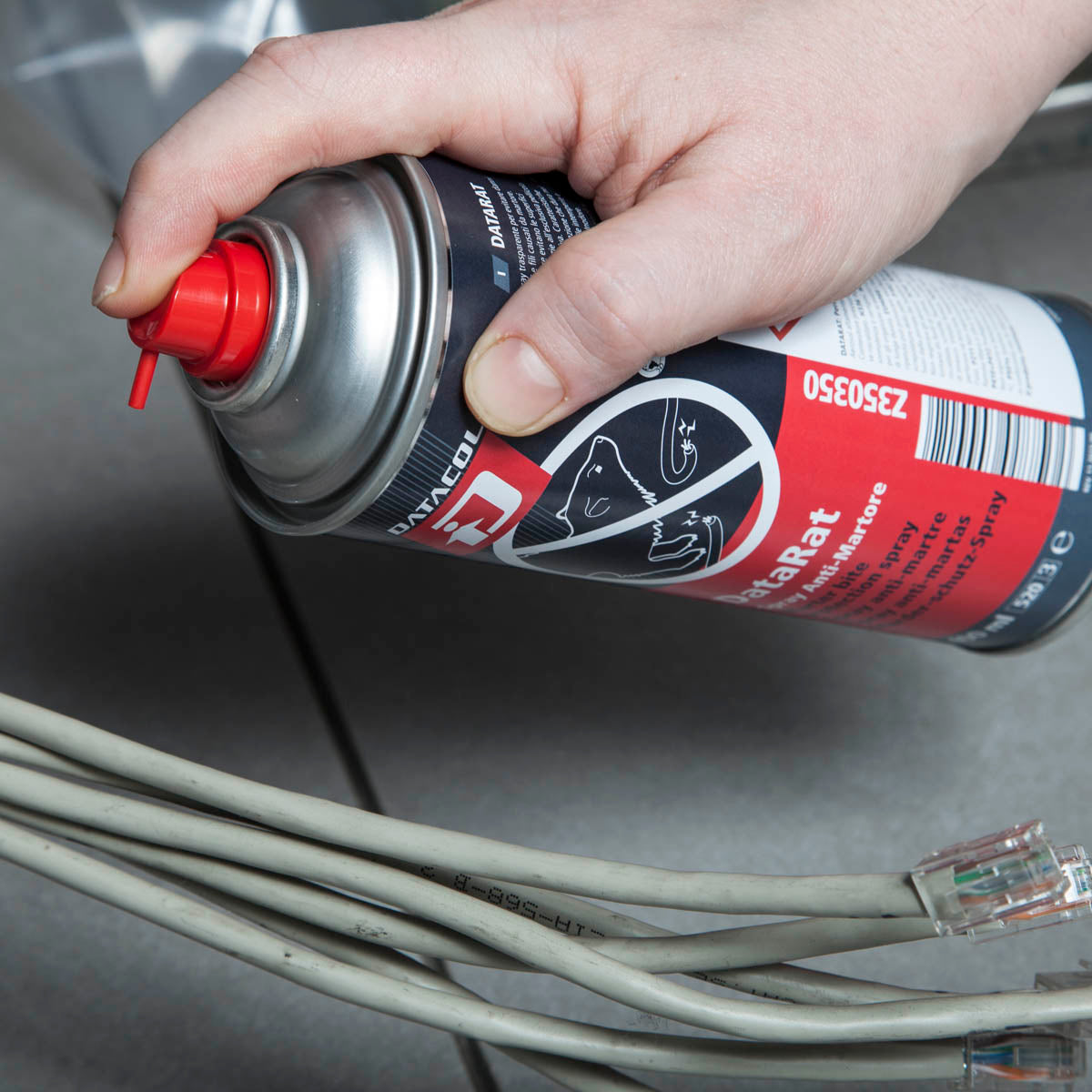 Repelente en spray anti-roedores